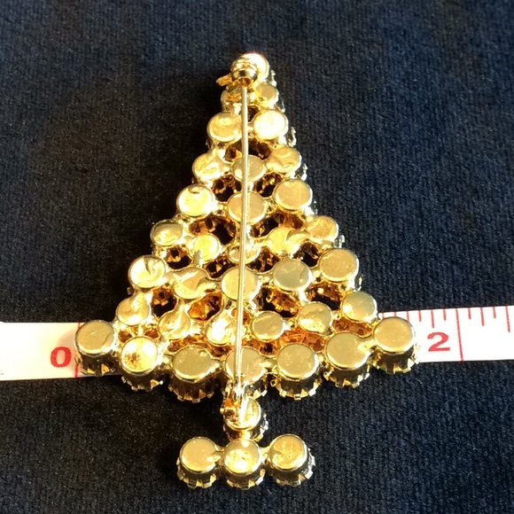 Vintage New Christmas Tree Brooch - Picture 4 of 5
